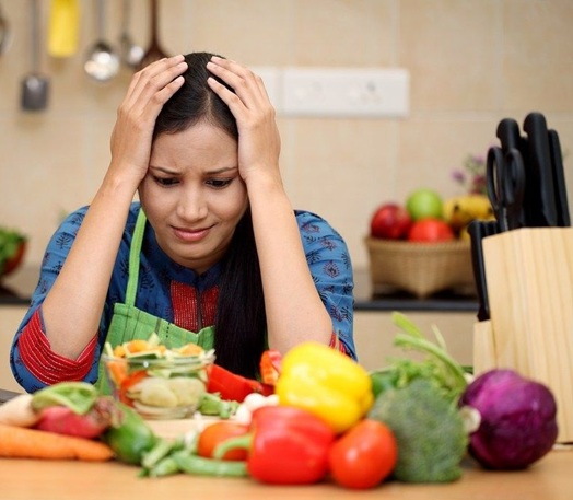 Cannot make salads and modern cuisines